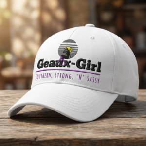 Geaux Girl Sun logo hat